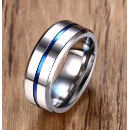 Sõrmus - sinise joonega